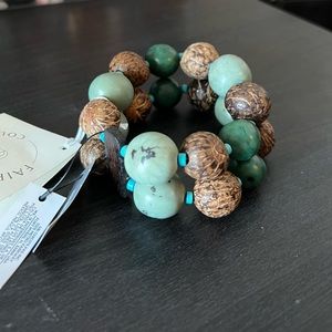 Chico’s Handmade Beaded Layered Bracelet